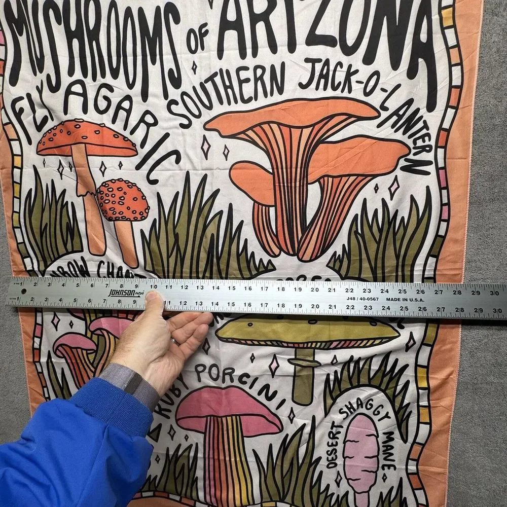Mushrooms of Arizona Wall Hanging 36